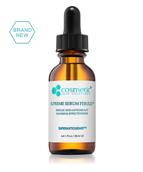 SUPERANTIOXIDANT delivers a high amount of pharmaceutical grade ferulic acid to the skin in providing an antioxidant shield against harmful effects of the environment.